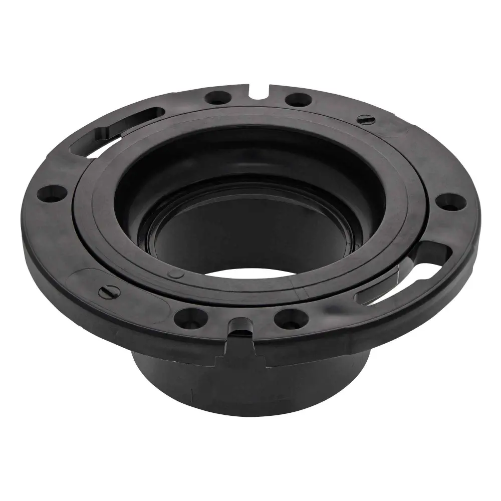 ABS-DWV Adaptable Closet Flange «Hub», 4" x 3"