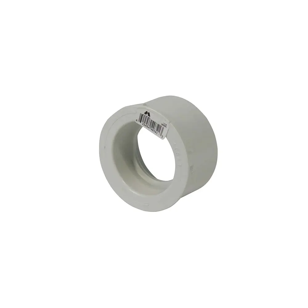 PVC-BDS Reducer Bushing S/D to DWV «Spigot x Hub», 3" x 2"