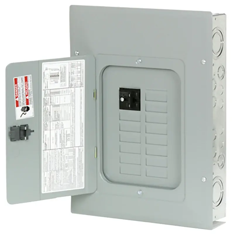 Eaton BRP12B100 Load Center, 24-Pole, 100 , 12-Space, 24-Circuit, Core Breaker, Plug-On Neutral, Type BR