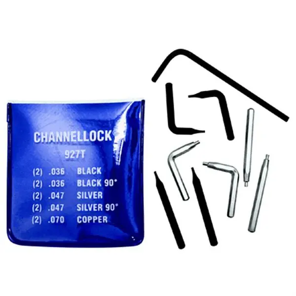Channellock Ready-to-Use Universal Tip Kit Tall, 5 Tips, 927T