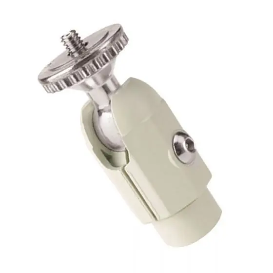 Panavise Neon CCTV Dual Option - 3" Rise - Knob And Set Screw Adjustable - White, 883-03W