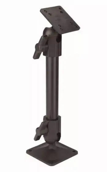 Panavise Non-Slip Slimline 2000 Mount - 9" Rise - Knob & Set Self-Tapping Screw Adjustable, 717-09