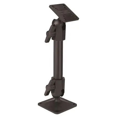 Panavise Slimline - 9" Rise - AL Alloy Shaft- Knob & Set Set Screw Adjustable - Small Foot, 717-09SF