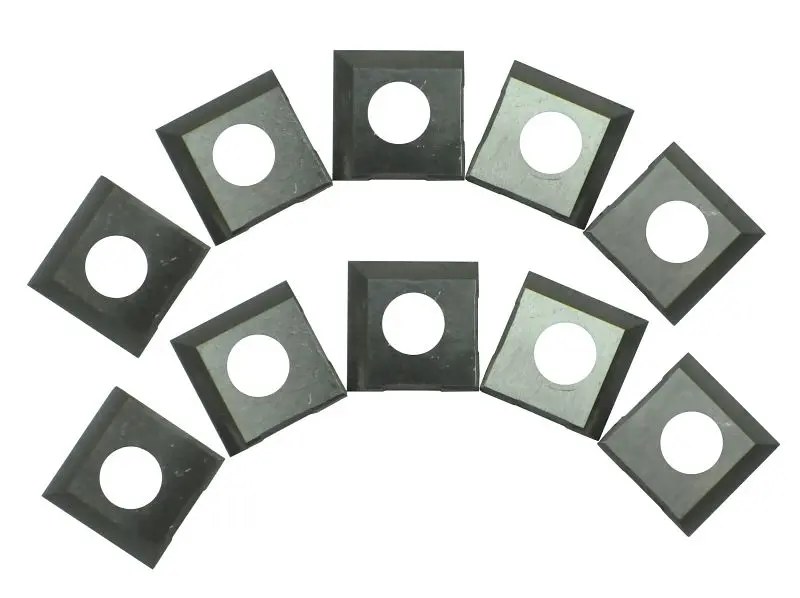 RIKON Carbide 2-Edge Inserts 25-130H Planer 10 Assortment, 25-499C