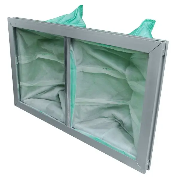 RIKON Inner Filter Bag 9-1/2"X16-1/2" X 3/4" Merv 12 62-400, 62-902F
