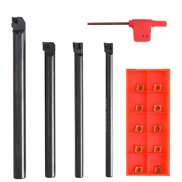 VEVOR Professional 4 Pieces Indexable Lathe Turning Tool Holder, 1/4 , KZWCD4J14YC0V0SOBV0