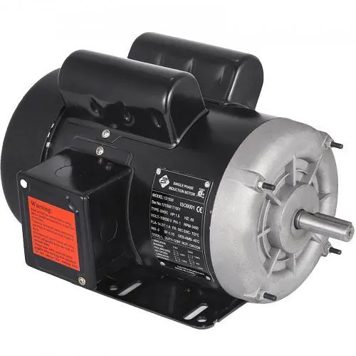 VEVOR Time-Tested 1.5Hp Electric Motor 56 Frame Single Phase TEFC 3450RPM 115/230V 121556, DJ121556000000001V6