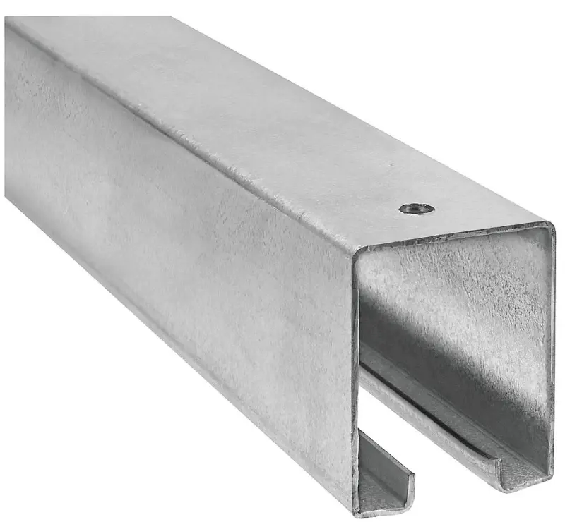 National Hardware N105-270 Box Rail, Reinforced, Galvanized, 1-57/64 W, 2-13/32 H, 12 ft L