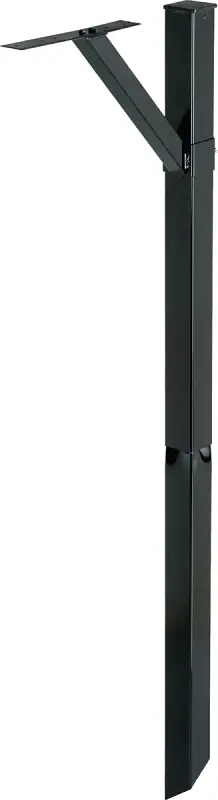 Gibraltar Mailboxes SDPK0000 Mailbox Post Kit, 20.8 L, 6 W, 59.9 H, Chromed, Galvanized