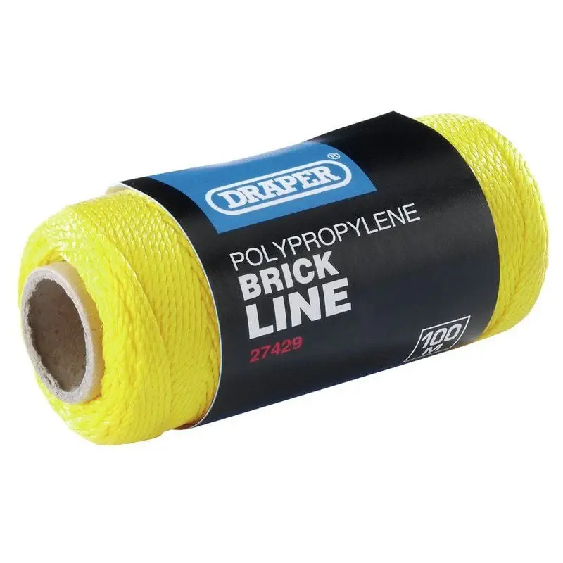 Draper BL100HV Brick Line, 100m, Sunshine - (27429)