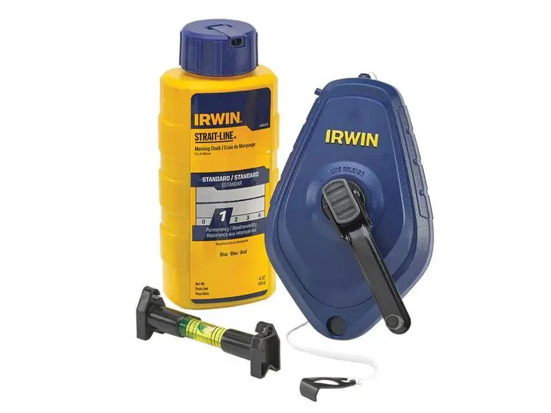 Snap Line Irwin Strait-Line Chalk Line, Chalk & Level Place