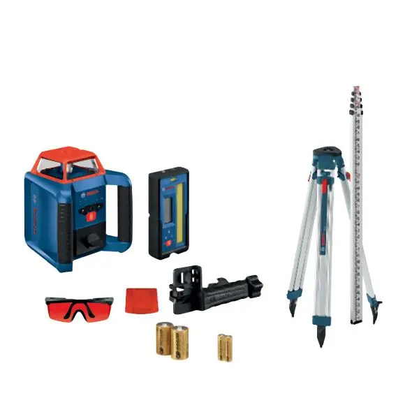 Bosch REVOLVE2000 Self-Leveling Horizontal Rotary Laser Kit, 0601061R10