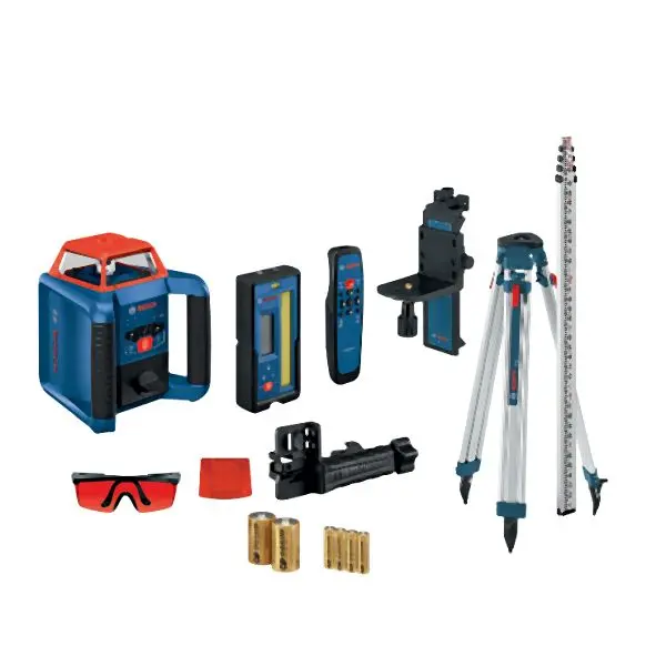 Bosch REVOLVE2000 Self-Leveling Horizontal/Vertical Rotary Laser Kit, 0601061S10