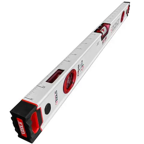 CE Fast-Acting Tools 24-Inch Red Edge Construction Level, Shock-Proof Vial, Milled Bottom, Sturdy End Caps (24"), CET...