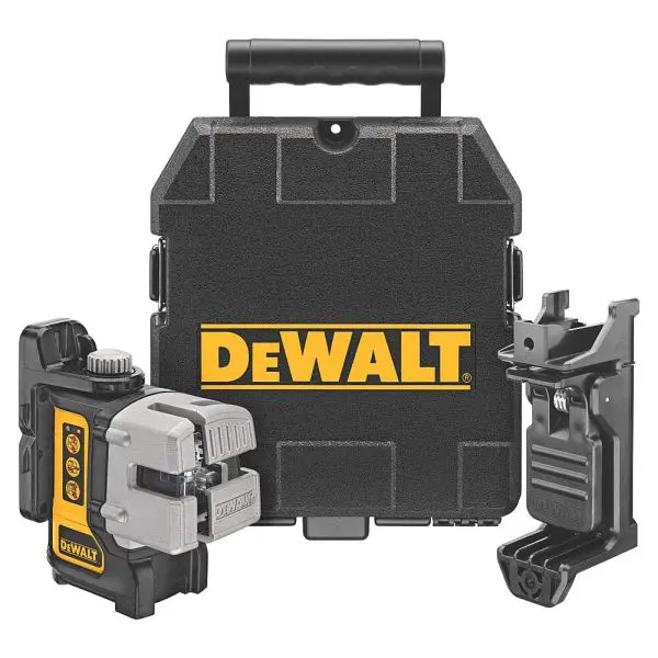 DeWalt Knurled Self Leveling 3 Beam Line Laser, DW089K