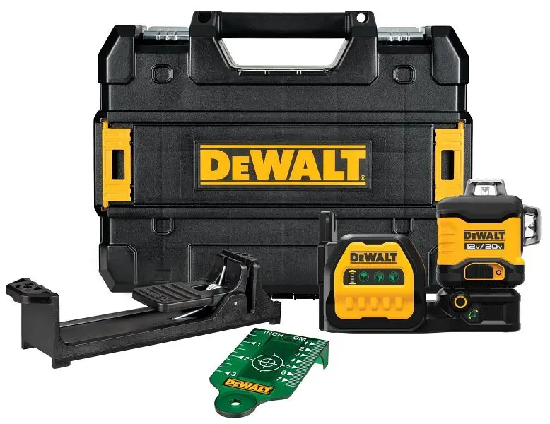 DeWalt Luxury 3 x 360 20V Green Laser (Bare Tool), DCLE34030GB