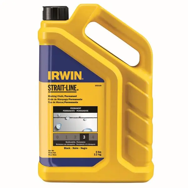 Irwin 5 LBS Ebony Chalk Permanent, 2032160 Irwin Tools