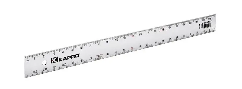 Kapro 24" 6061 Aluminum Straight Edge - English Graduations, 308-24