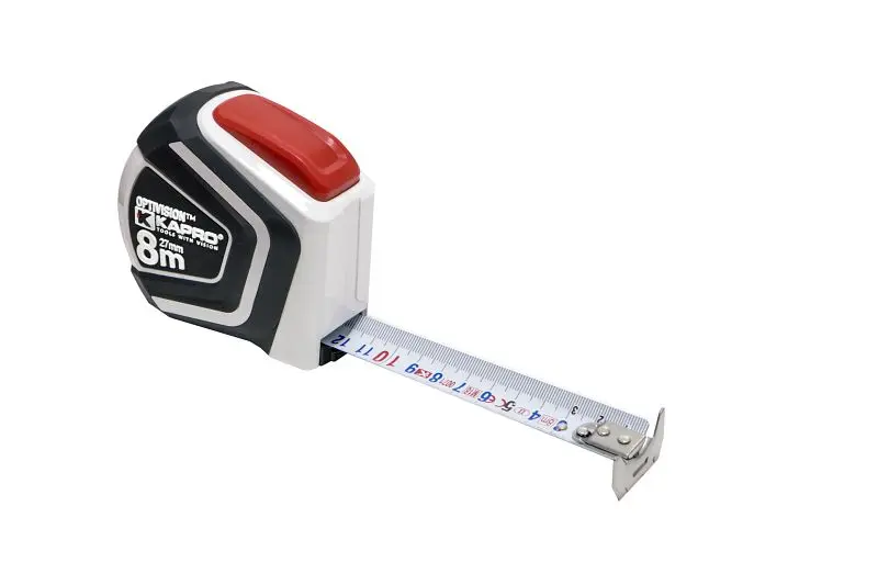 Kapro 26Ft/8m Optivision Machine Tape Quantify - Inch/MM, 510-8m