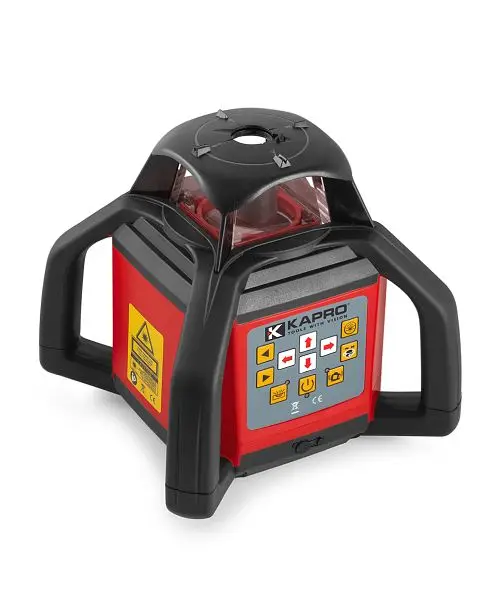 Kapro Diamond-Pattern Prolaser - Rotating Line Laser remote control, detector, glasses and charger, 8991