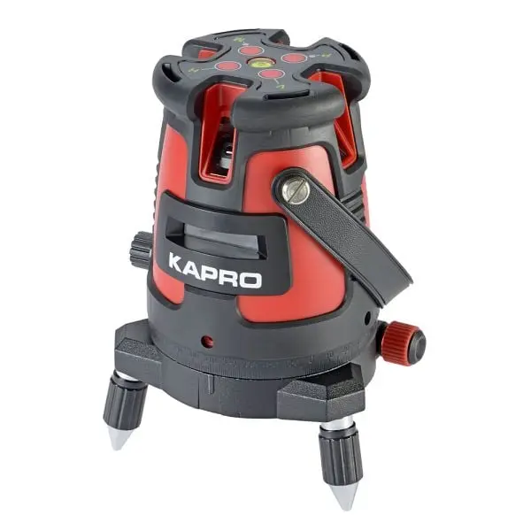 Kapro Pro-Series Prolaser - Five Line & One Dot Laser, Tripod, Target, Glasses case, 875-Set