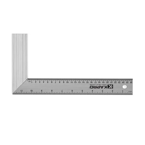 Kapro Simple 12" Try & Mitre Square Stainless Steel Blade, 307-12-TMS