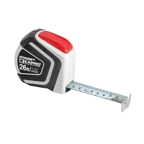 Kapro Top-Quality 26 Feet Optivision Tape Quantify - Inch, 510-26