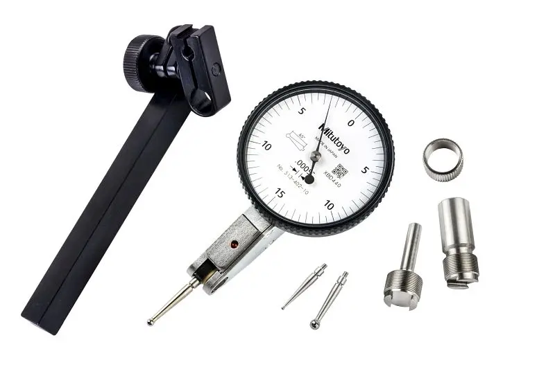 Mitutoyo Dial Test Indicator, .0005 , .03 , 19.9mm, Full Set, 513-402-10T