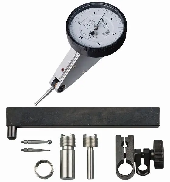 Mitutoyo Dial Test Indicator, .0005 , .06 , 19.9mm, Full Set, T, 513-442-10T