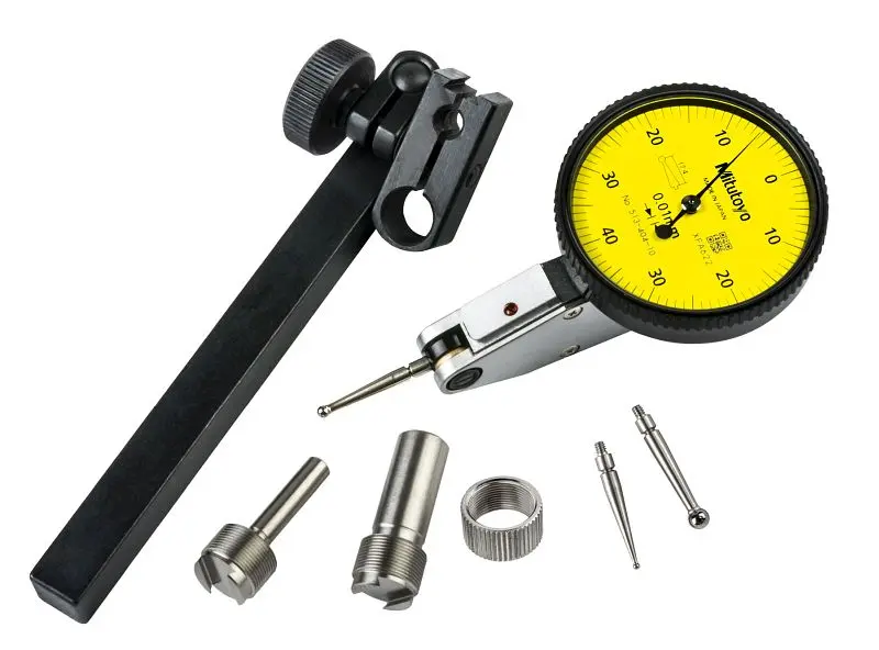 Mitutoyo Dial Test Indicator, .01mm, .8mm, 20.9mm, Full Set, 513-404-10T