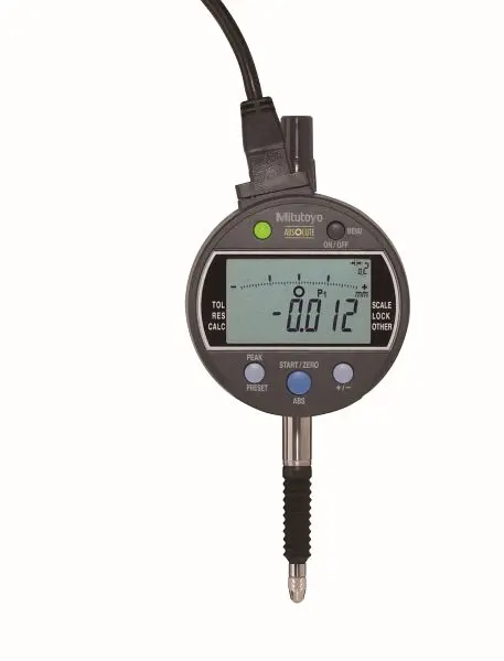 Mitutoyo Digimatic Indicator, 12.7MM/.5", Indicational Type, /mm Lug Back, 543-352