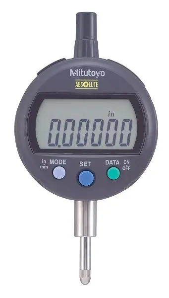Mitutoyo Digimatic Indicator, ID-C ABSOLUTE Digimatic Indicator, I/m .5 , .00005 , 3/8, Lug Back, 543-392