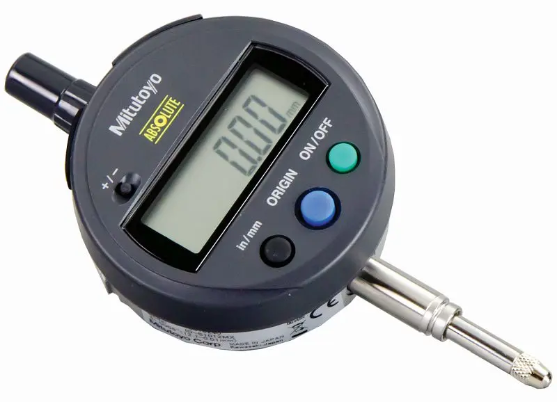 Mitutoyo Digimatic Indicator, ID-S ABSOLUTE Digimatic Indicator, I/m .5 , .0005 , 8mm, Lug Back, 543-782