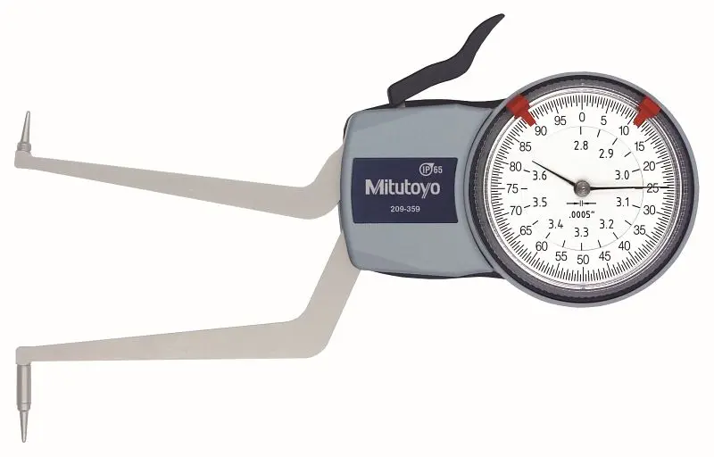 Mitutoyo Elite Dial Caliper Gage - Cggi 2.8-3.6", 209-359