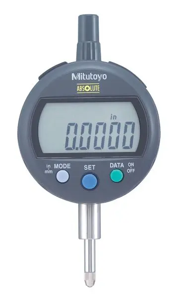 Mitutoyo Precision-Engineered Digimatic Indicator, ID-C ABSOLUTE Digimatic Indicator, I/m .5 , .0005 , 3/8, Lug Back, 543-402