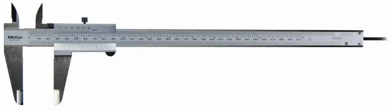 Mitutoyo Vernier Caliper, 300mm/12 , .02mm/.001 , Dual Scale, 530-119