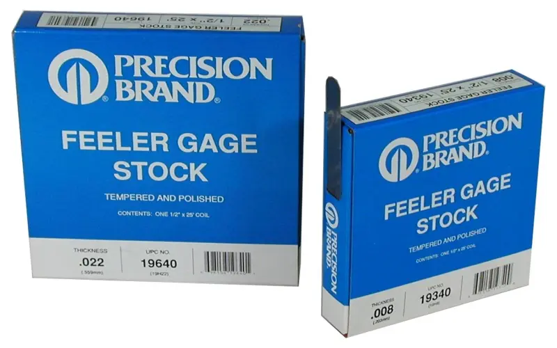 Precision Brand 0.001" Steel Feeler Gage 1/2" x 25' Coil, 19H1