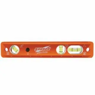 Swanson Extended-Life Tools Lightning Aluminum Torpedo Magnetic Luminated Level, 9 L, 3 Vials, Quantity: 1 piece, TLL049M ...