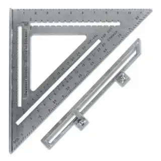 Swanson Quick-Connect Tools Big 12 Speed Square, 12 , Layout Bar, Heavy-Gauge Aluminum Alloy, Quantity: 1 piece, S0107 Swa...