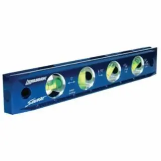 Swanson Tools Savage & Lil Savage Magnetic Level, 9 L, 4 Vials, Lightweight Aluminum, Quantity: 1 piece, TL043M