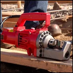 Tolman UL-Listed Tool Rebar Cutter, Cutting Threaded Capacity: 3/4" grade 60 Rebar, RC-20 Tolman Tool