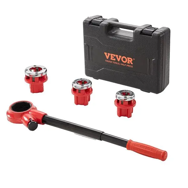 VEVOR Top-Quality Ratchet Pipe Threader Kit, 1/2" NPT, SDGLWQJ312341FZW2V0