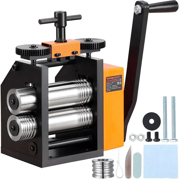 VEVOR Top-Tier Rolling Mill, 3"/76 mm Jewelry Rolling Mill Machine, SHYYPJ3H10000SGWWV0