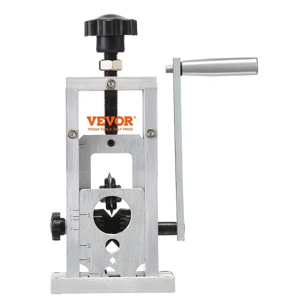 VEVOR Weatherproof Manual Wire Stripping Machine, 0.06"-1.5" Copper Stripper Hand Crank or Drill Powered, BXJYSS...