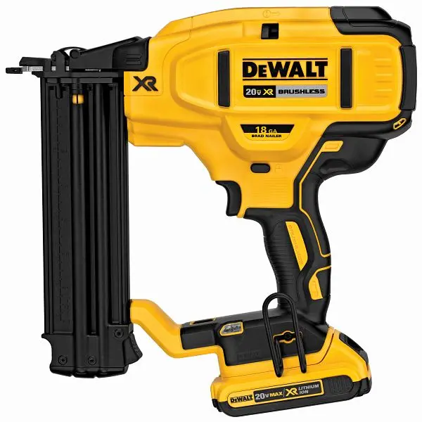 DeWalt 20V Max XR 18 Gauge Brad Concrete Nailer Kit, DCN680D1