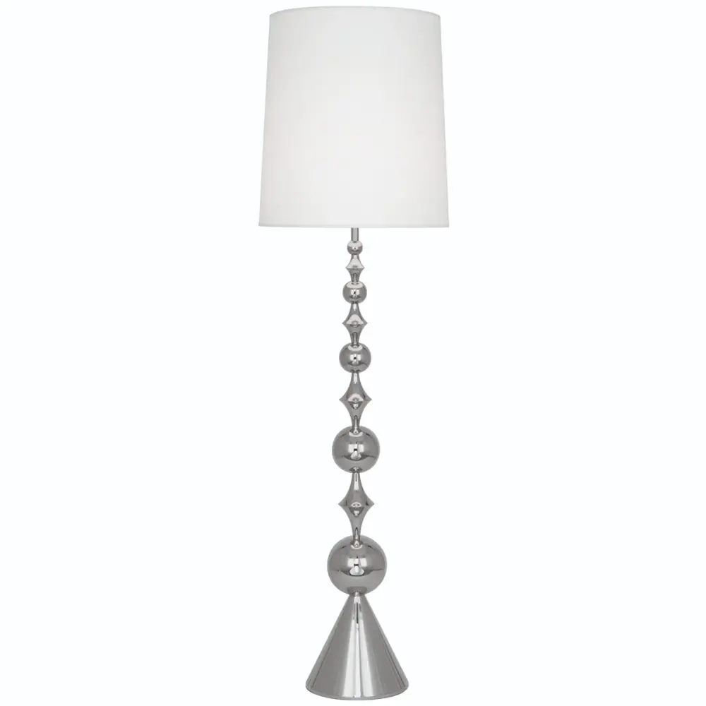 Harlequin Floor Lamp - Nickel