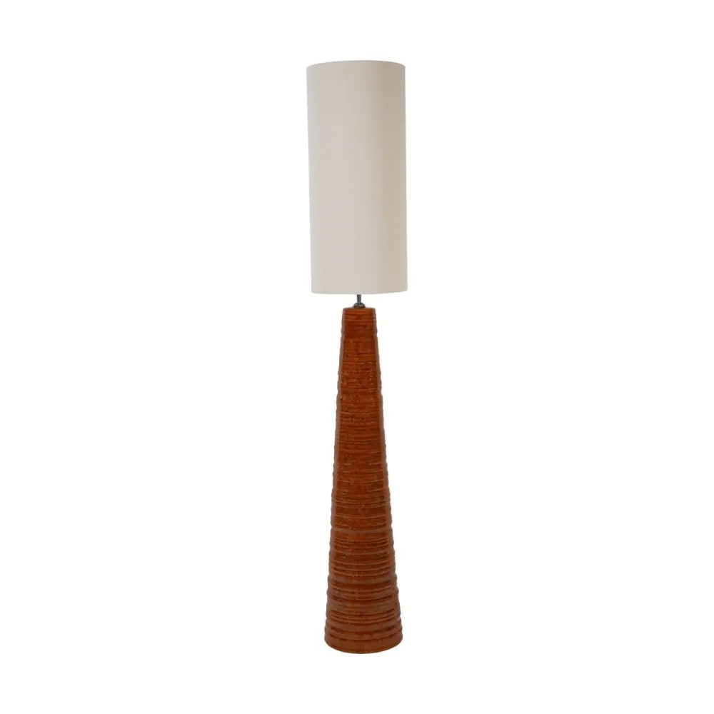 Tivoli Tall Clay Floor Lamp - Terracotta