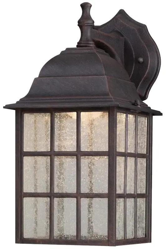 Westinghouse 6400000 Outdoor Wall Fixture, 120 V, 9 W, LED Lamp, 550 Lumens, 3000 K Color Temp, Aluminium Fixture