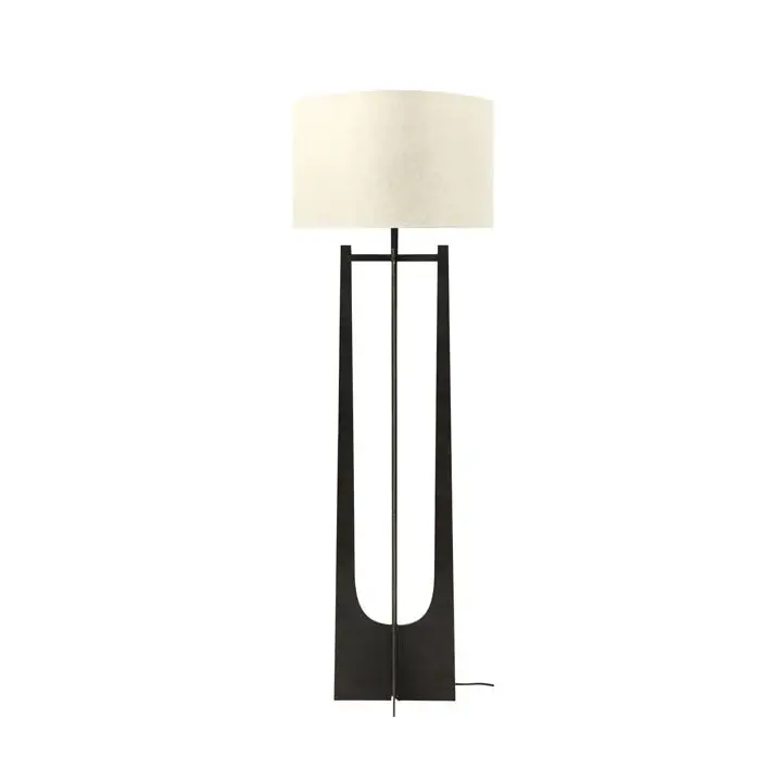 Glenthorpe Floor Lamp - Hammered Iron