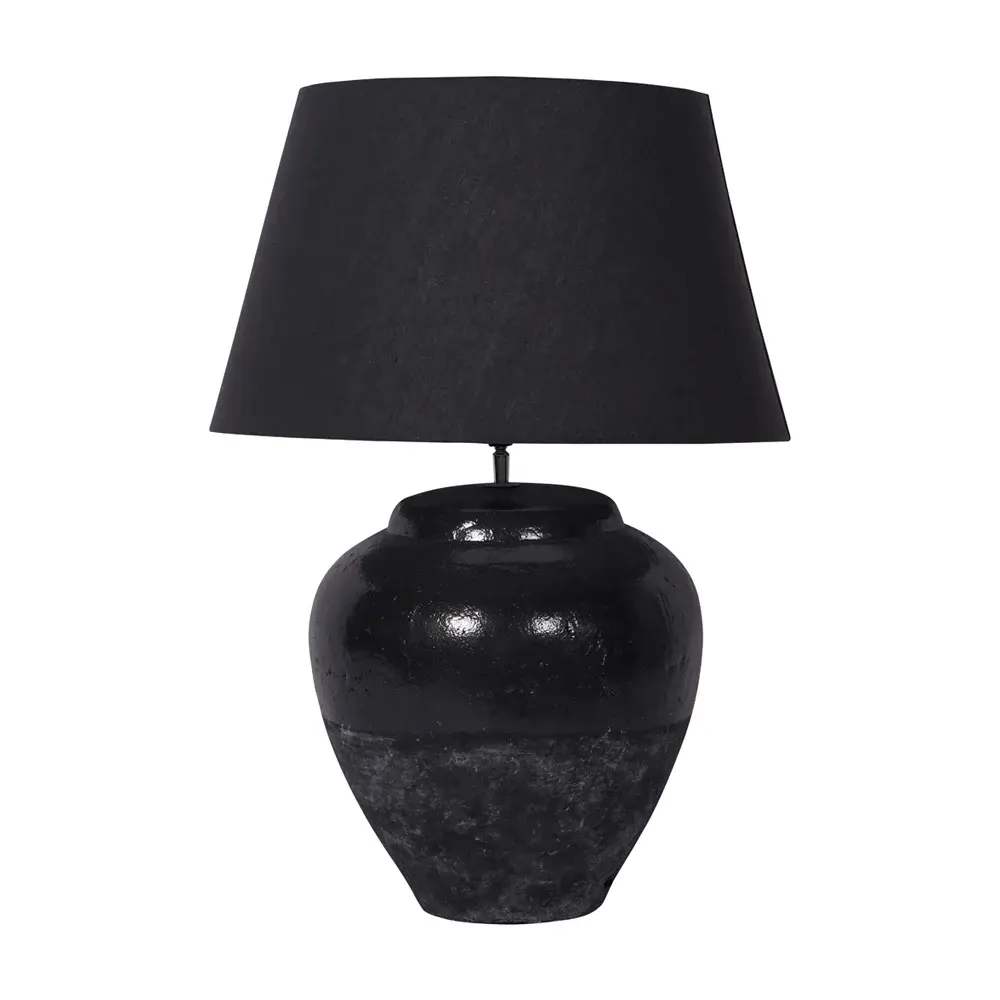 Skyline Terracotta Table Lamp - Ebony